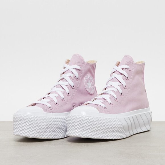 Converse Chuck Taylor All Star Lift 2X Hi Sneaker - Himalayan Salt / White - Picture 1 of 5